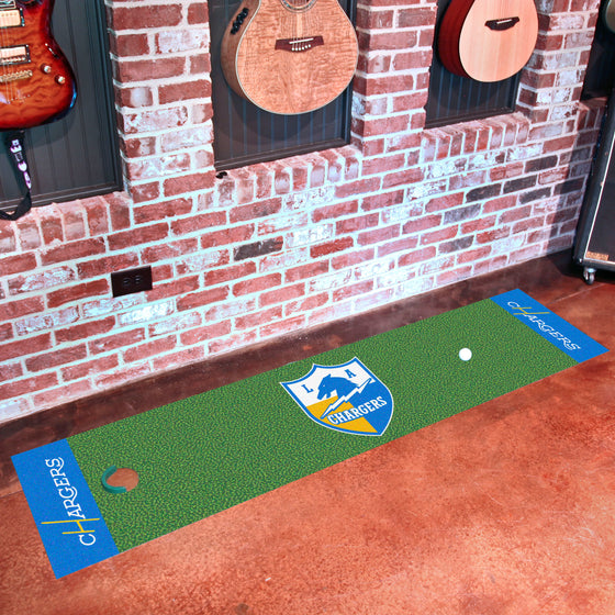 Los Angeles Chargers Putting Green Mat - 1.5ft. x 6ft., NFL Vintage