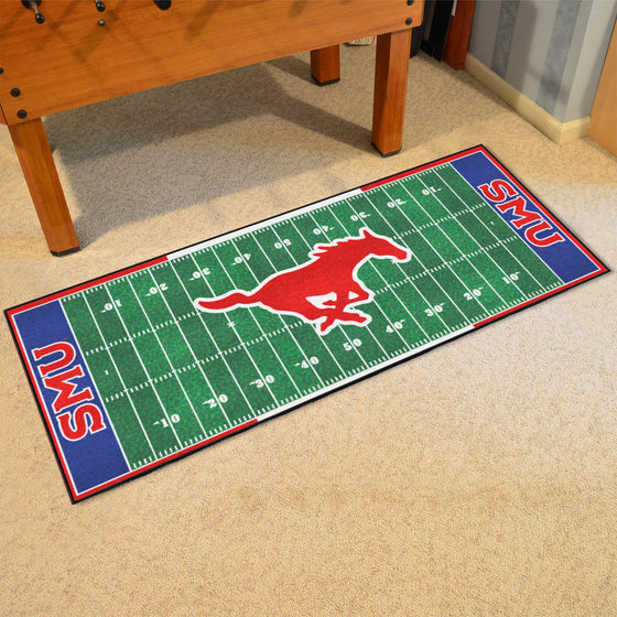 SMU Mustangs Field Runner Mat - 30in. x 72in.