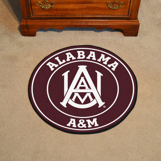 Alabama A&M Bulldogs Roundel Rug - 27in. Diameter