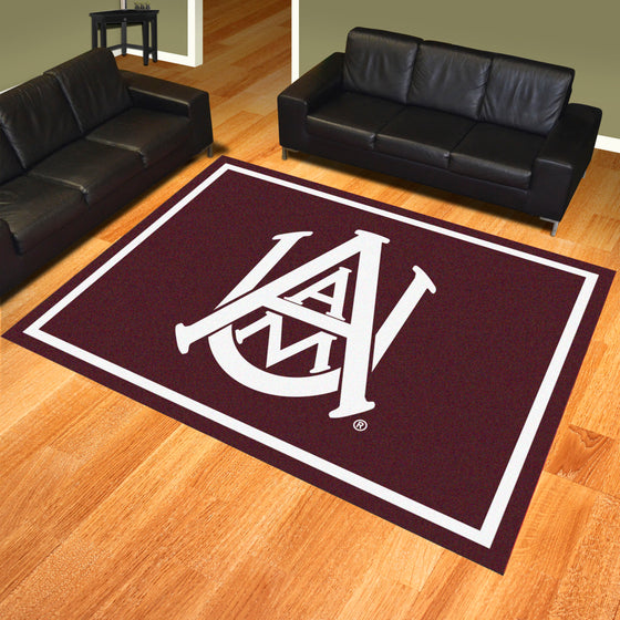 Alabama A&M Bulldogs 8ft. x 10 ft. Plush Area Rug