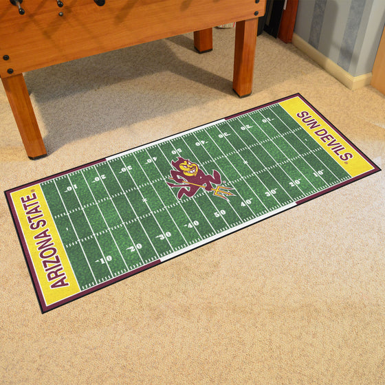 Arizona State Sun Devils Field Runner Mat - 30in. x 72in., Pitchfork Logo