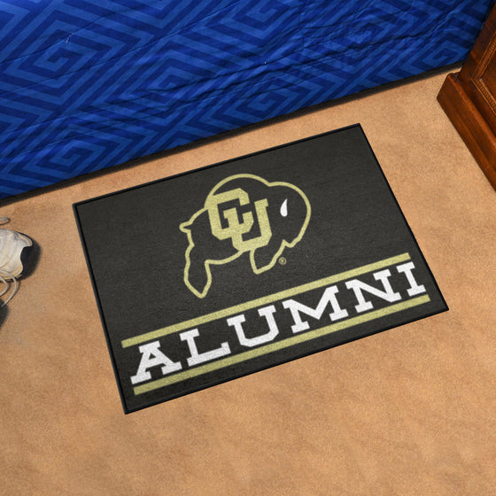 Colorado Buffaloes Starter Mat Accent Rug - 19in. x 30in. Alumni Starter Mat