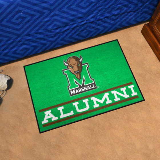 Marshall Thundering Herd Starter Mat Accent Rug - 19in. x 30in. Alumni Starter Mat