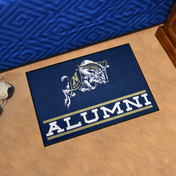 Naval Academy Starter Mat Accent Rug - 19in. x 30in. Alumni Starter Mat