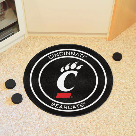 Cincinnati Hockey Puck Rug - 27in. Diameter