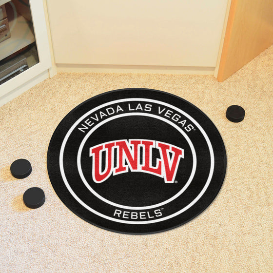 UNLV Hockey Puck Rug - 27in. Diameter