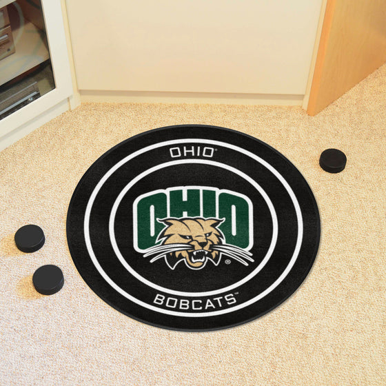 Ohio Hockey Puck Rug - 27in. Diameter