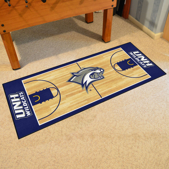 New Hampshire Wildcats Court Runner Rug - 30in. x 72in.