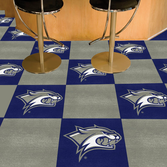 New Hampshire Wildcats Team Carpet Tiles - 45 Sq Ft.