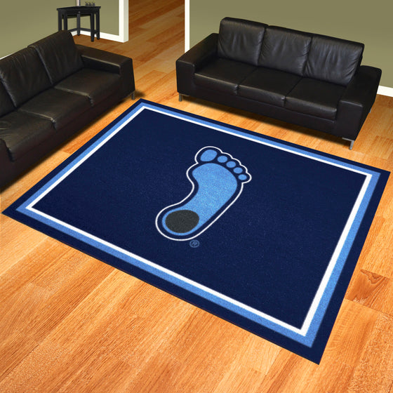 North Carolina Tar Heels 8ft. x 10 ft. Plush Area Rug, Tar Heel Logo