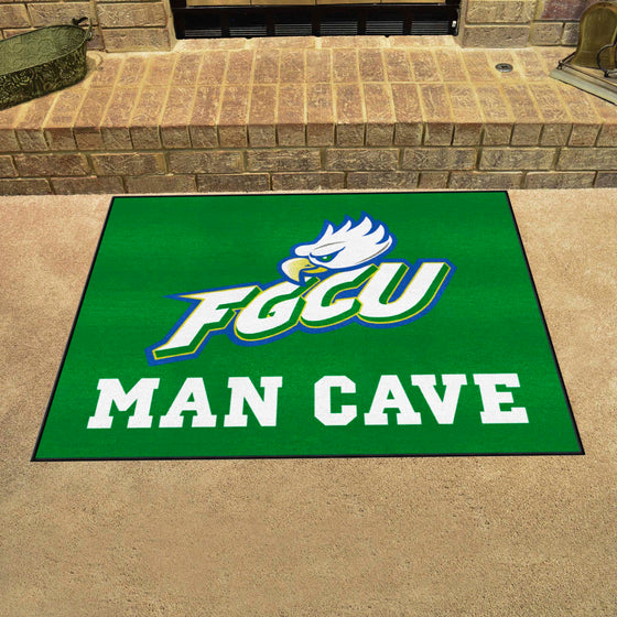 Florida Gulf Coast Eagles Man Cave All-Star Rug - 34 in. x 42.5 in.