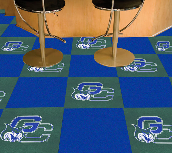 Georgia College Bobcats Team Carpet Tiles - 45 Sq Ft.