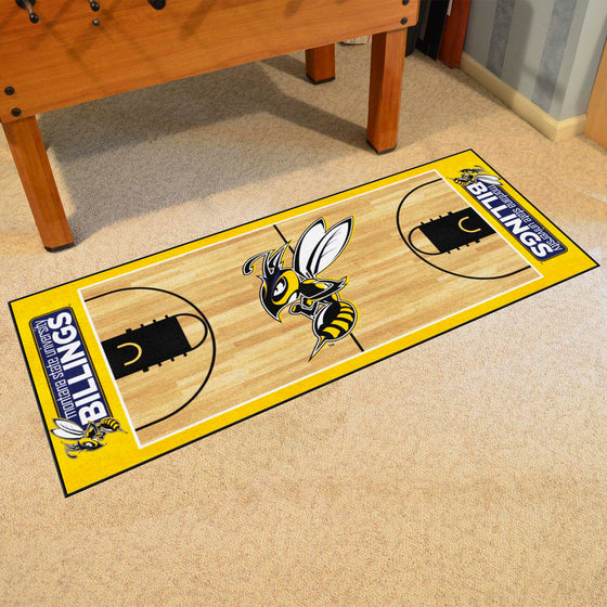 Montana State Billings Yellow Jackets Court Runner Rug - 30in. x 72in.