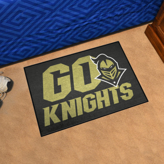 Central Florida Knights Starter Mat Accent Rug - 19in. x 30in. Slogan Starter Mat