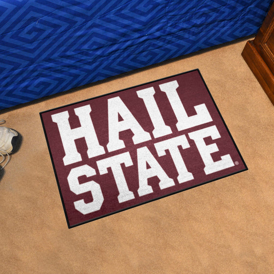 Mississippi State Bulldogs Starter Mat Accent Rug - 19in. x 30in. Slogan Starter Mat