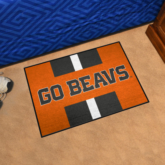 Oregon State Starter Mat Accent Rug - 19in. x 30in. Slogan Design