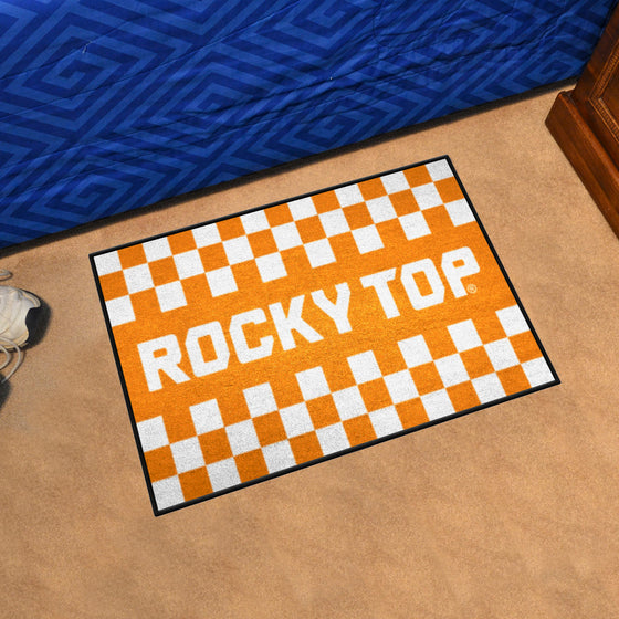 Tennessee Volunteers Starter Mat Accent Rug - 19in. x 30in. Slogan Starter Mat