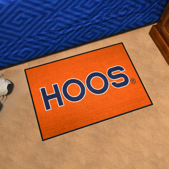 Virginia Cavaliers Starter Mat Accent Rug - 19in. x 30in. Slogan Starter Mat