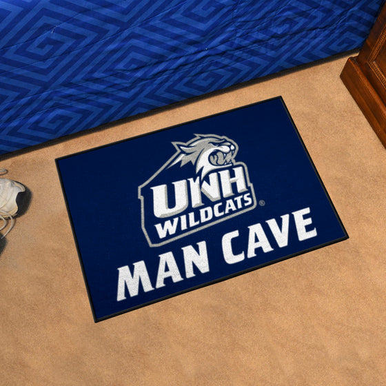 New Hampshire Wildcats Man Cave Starter Mat Accent Rug - 19in. x 30in.