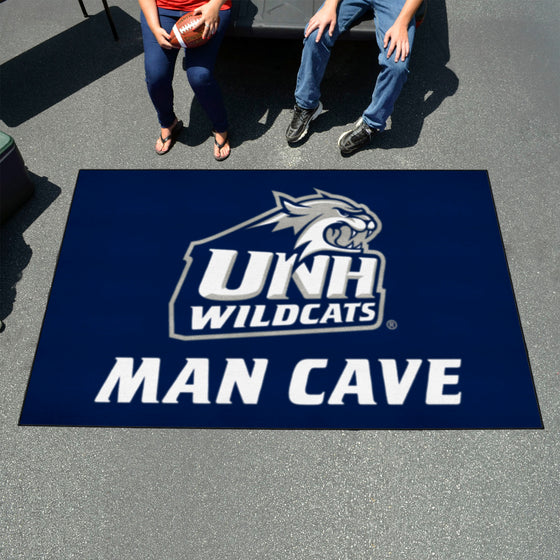 New Hampshire Wildcats Man Cave Ulti-Mat Rug - 5ft. x 8ft.