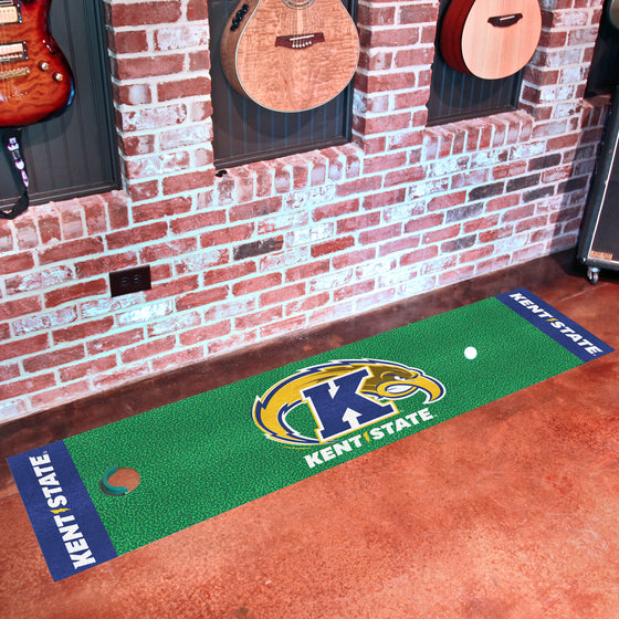 Kent State Golden Flashes Putting Green Mat - 1.5ft. x 6ft.