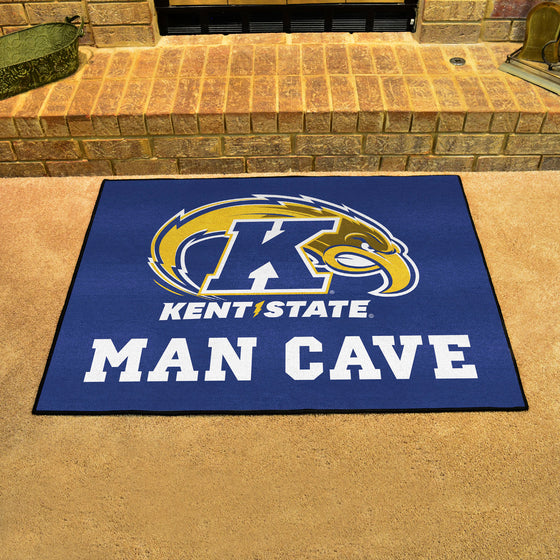 Kent State Golden Flashes Man Cave All-Star Rug - 34 in. x 42.5 in.