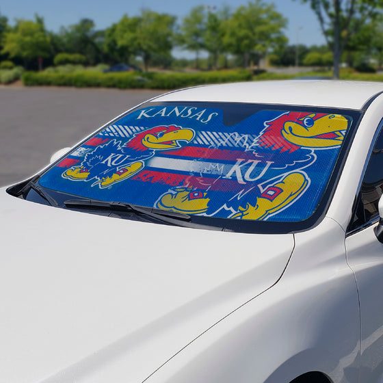 Kansas Jayhawks Windshield Sun Shade