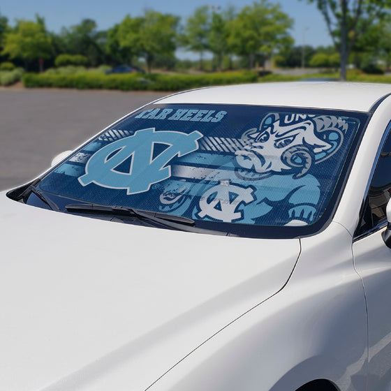 North Carolina Tar Heels Windshield Sun Shade