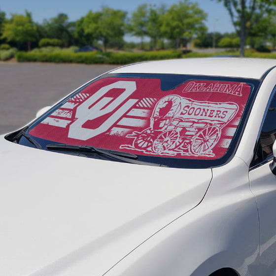 Oklahoma Sooners Windshield Sun Shade