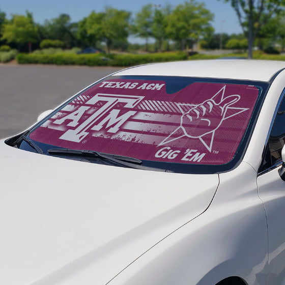 Texas A&M Aggies Windshield Sun Shade