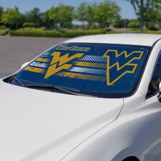 West Virginia Mountaineers Windshield Sun Shade