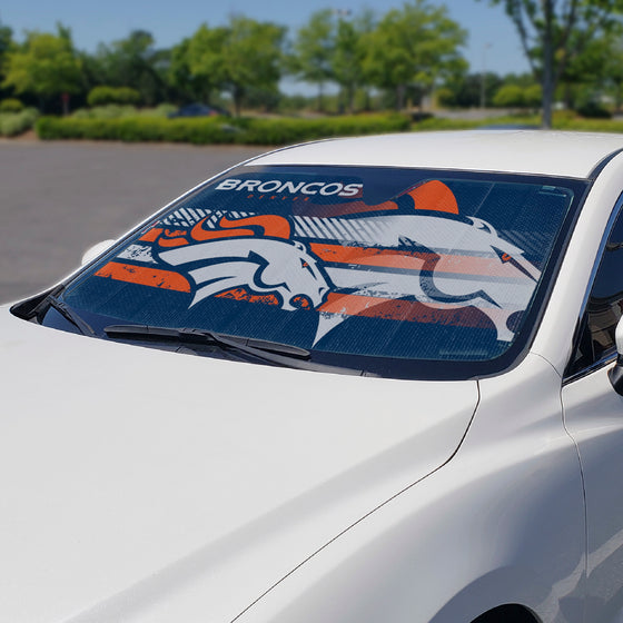 Denver Broncos Windshield Sun Shade