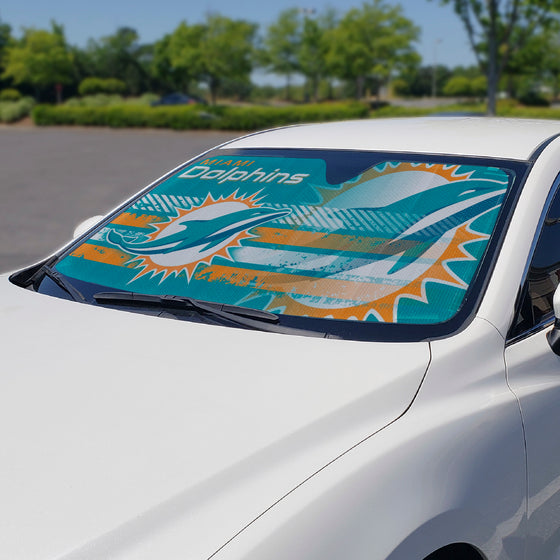 Miami Dolphins Windshield Sun Shade