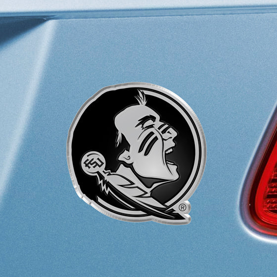 Florida State Seminoles Molded Chrome Plastic Emblem