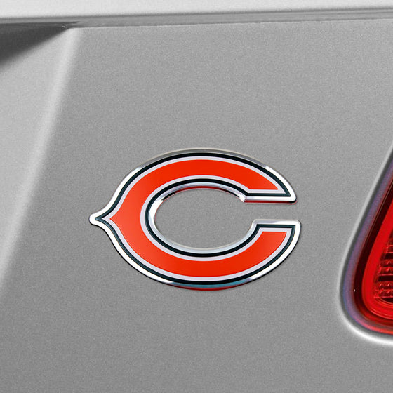 Chicago Bears Heavy Duty Aluminum Embossed Color Emblem