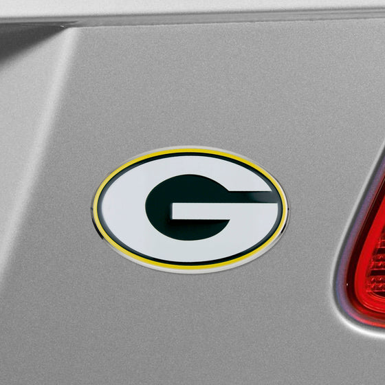 Green Bay Packers Heavy Duty Aluminum Embossed Color Emblem