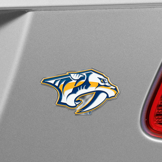 Nashville Predators Heavy Duty Aluminum Embossed Color Emblem