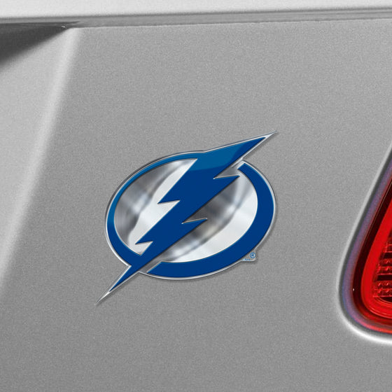 Tampa Bay Lightning Heavy Duty Aluminum Embossed Color Emblem