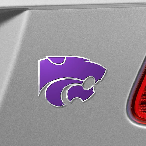 Kansas State Wildcats Heavy Duty Aluminum Embossed Color Emblem