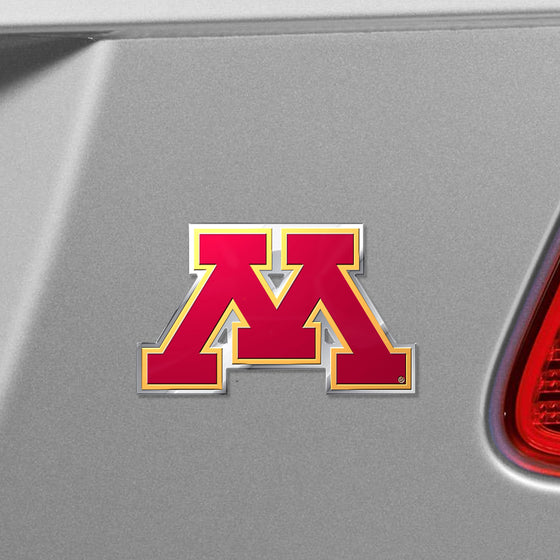 Minnesota Golden Gophers Heavy Duty Aluminum Embossed Color Emblem
