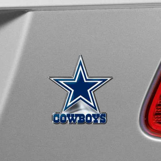 Dallas Cowboys Heavy Duty Aluminum Embossed Color Emblem - Alternate