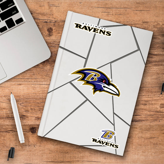 Baltimore Ravens 3 Piece Decal Sticker Set