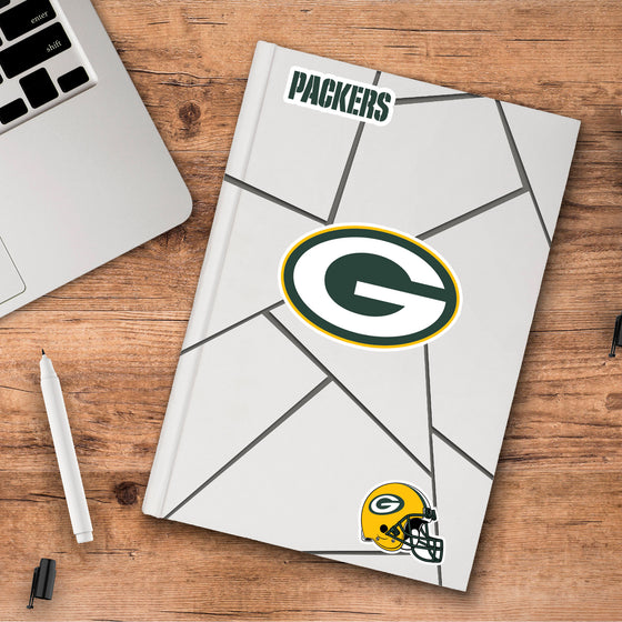 Green Bay Packers 3 Piece Decal Sticker Set