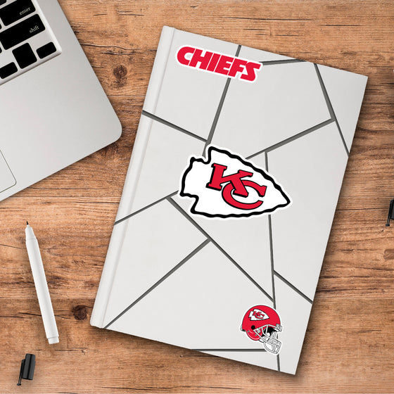 Kansas City Chiefs 3 Piece Decal Sticker Set