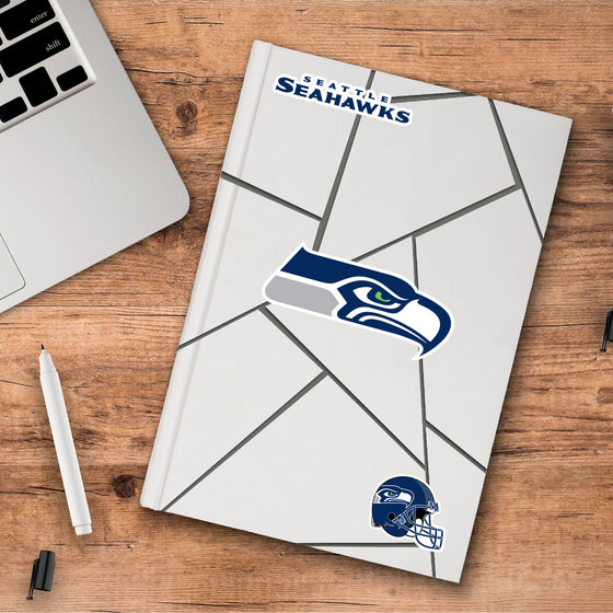 Seattle Seahawks 3 Piece Decal Sticker Set