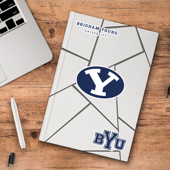 BYU Cougars 3 Piece Decal Sticker Set