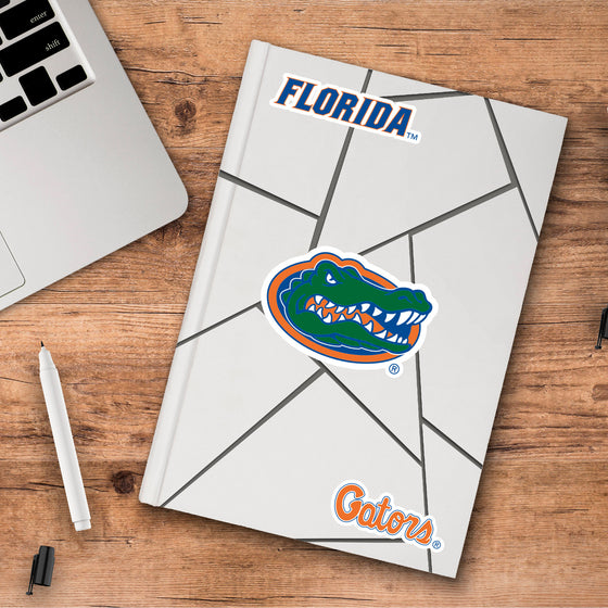 Florida Gators 3 Piece Decal Sticker Set