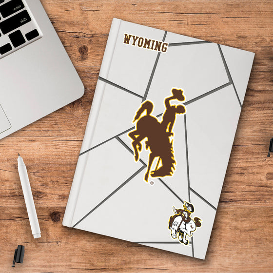 Wyoming Cowboys 3 Piece Decal Sticker Set