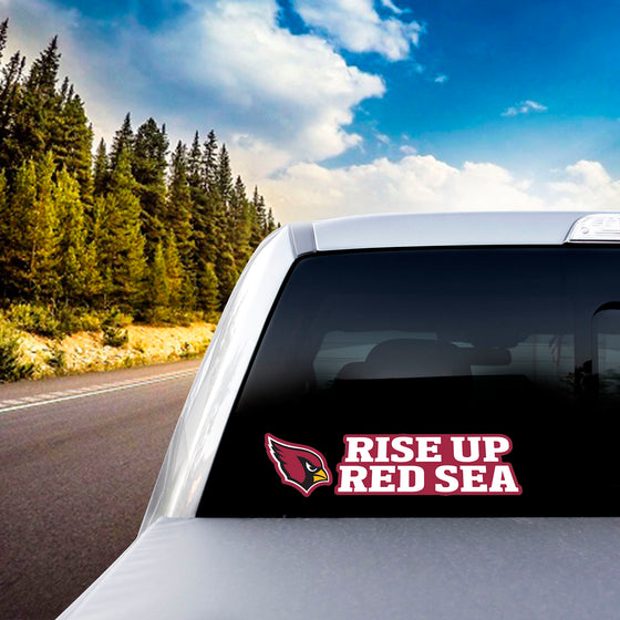 Arizona Cardinals 2 Piece Team Slogan Decal Sticker Set