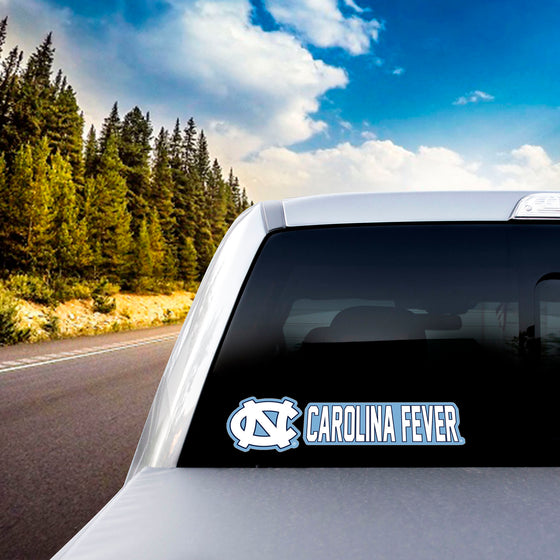 North Carolina Tar Heels 2 Piece Team Slogan Decal Sticker Set